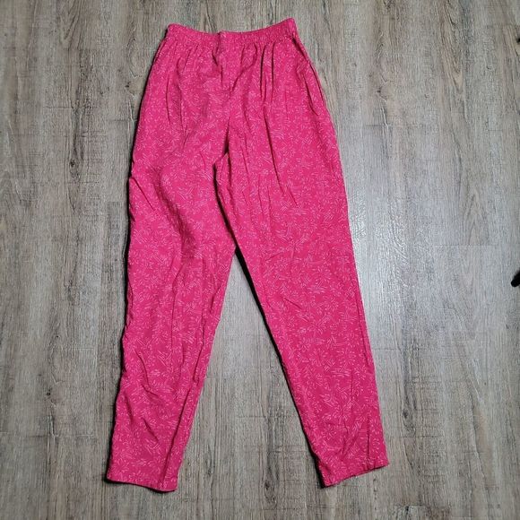 Boscali Pull On Elastic Waist Pants ~ Sz L ~ Pink ~ High Rise ~ 30" Inseam - Picture 7 of 7
